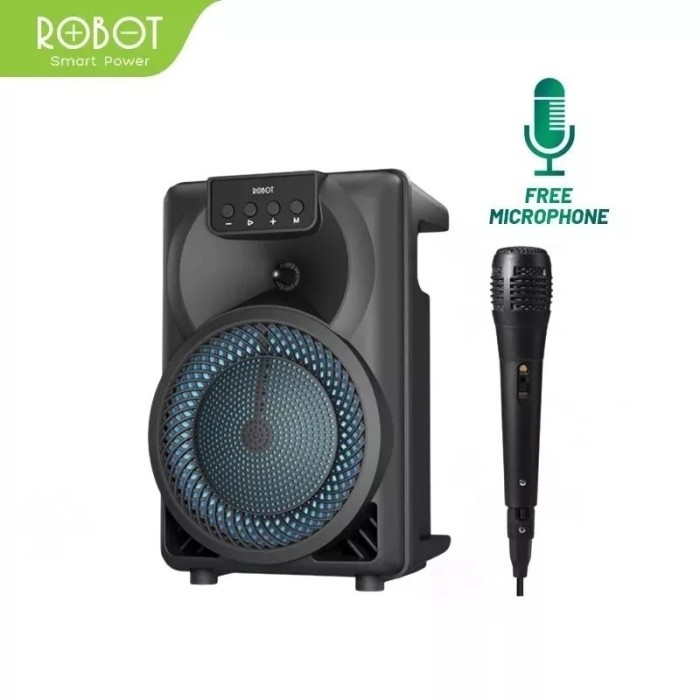 Robot Rb350 Speaker Karaoke Portable Bluetooth 5.3 With Microphone Rgb