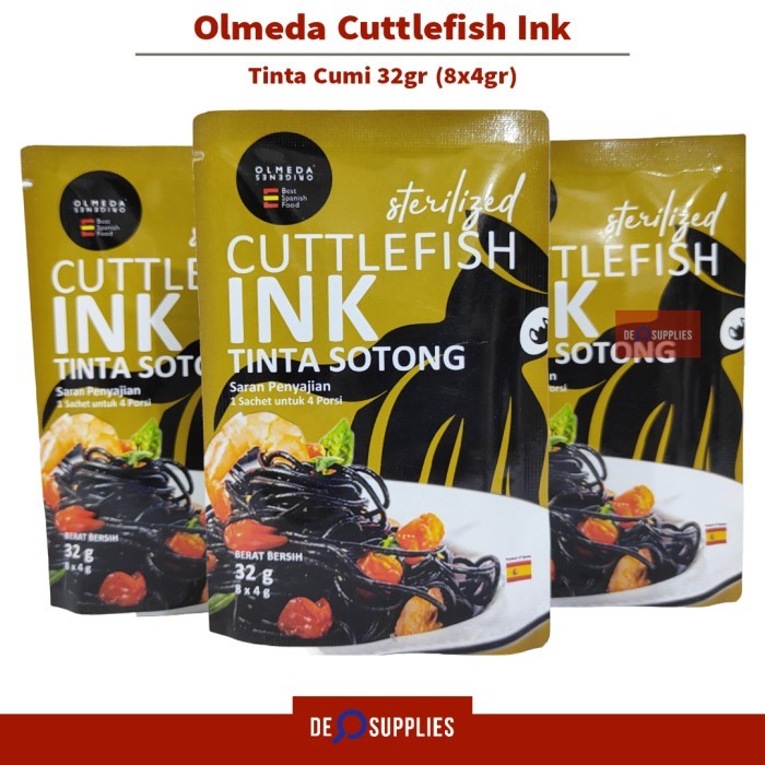 

TERLARIS! Olmeda Cuttlefish Ink Tinta Cumi 32gr - Cuttle Fish Ink Tinta Sotong