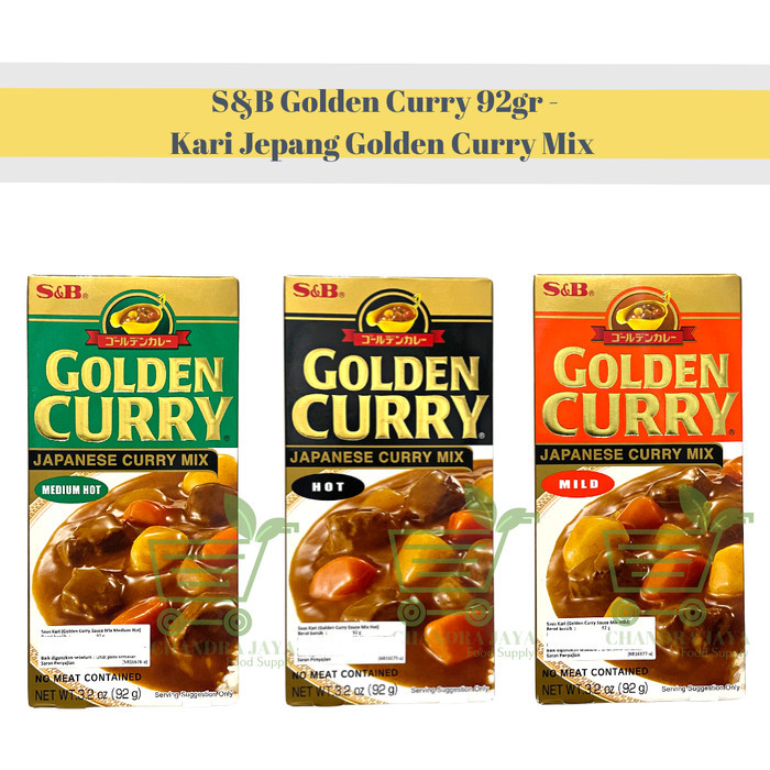 

TERBARU! S&B Golden Curry 92gr - Kari Jepang Golden Curry Mix