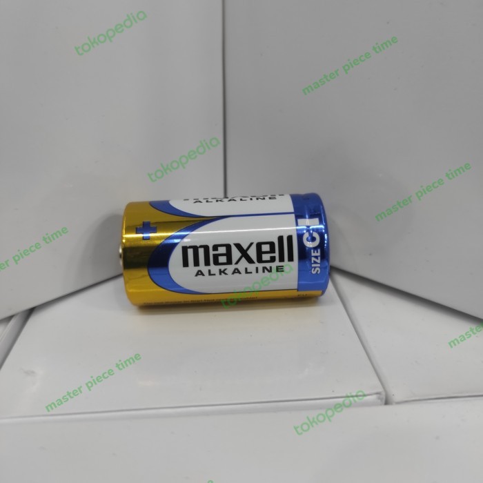 BATERAI TIPE C LR14 / 1.5V/C MAXELL ALKALINE GOLD ORIGINAL