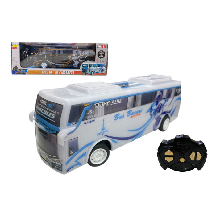 Mainan Anak RC BUS BASURI TELOLET 6176D Remote Control Basuri RC Bus Telolet Suara Telolet