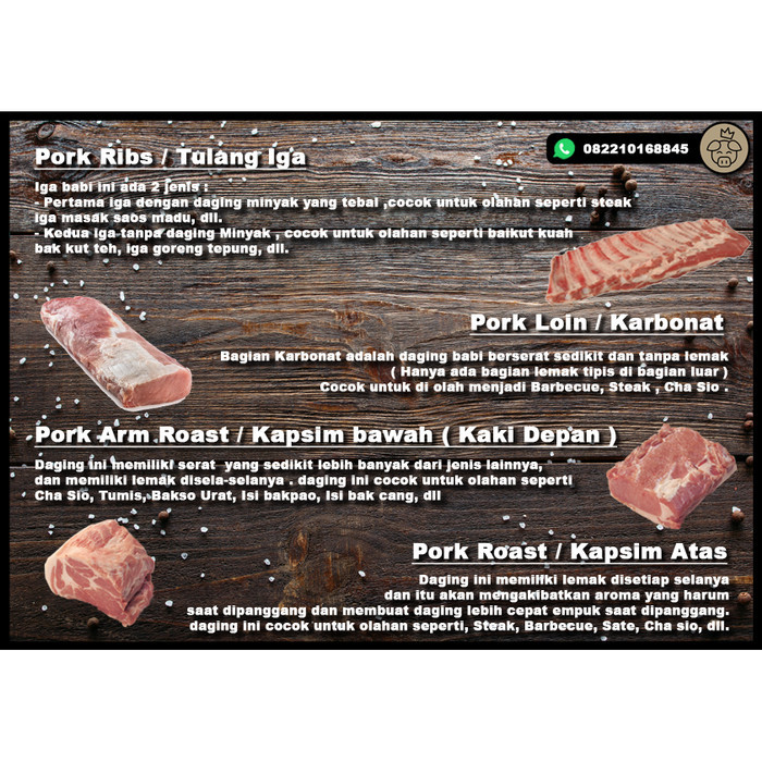 

Kaki Babi / Cukiok / Pork Arm ( 1 Kg ) Top Quality