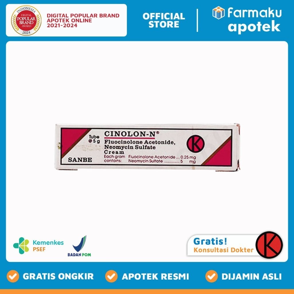 Cinolon N Cream 5 gr - BYM