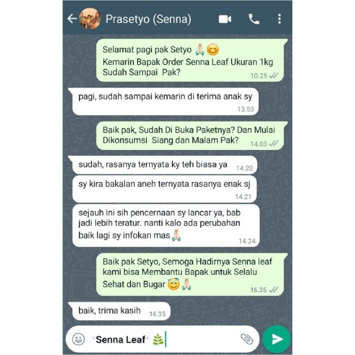 

Original Senna Leaf Annafis Superfood 250Gr Daun Senna Membersihkan Usus Detox Usus Terbaru