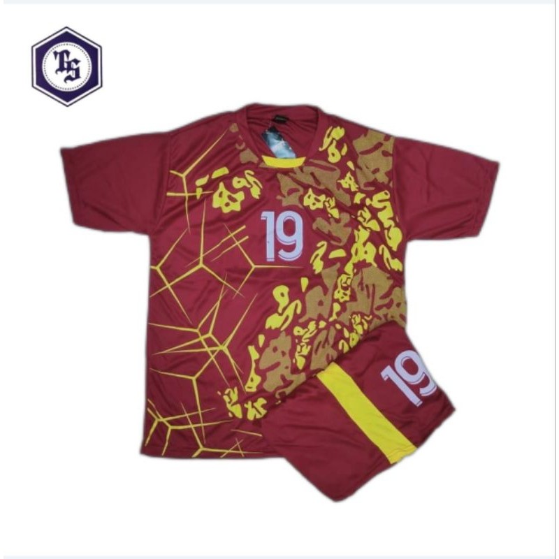 Stelan tim bola 18 dewasa V-Neck/ Kaos Tim Stel 18/ Kaos Tim/ Baju Tim V-neck