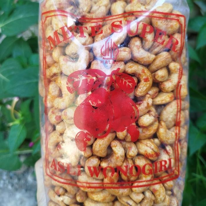 

terbaru !!! kacang mete pedas manis kemasan 500gr food snacks mede asli wonogiri ready