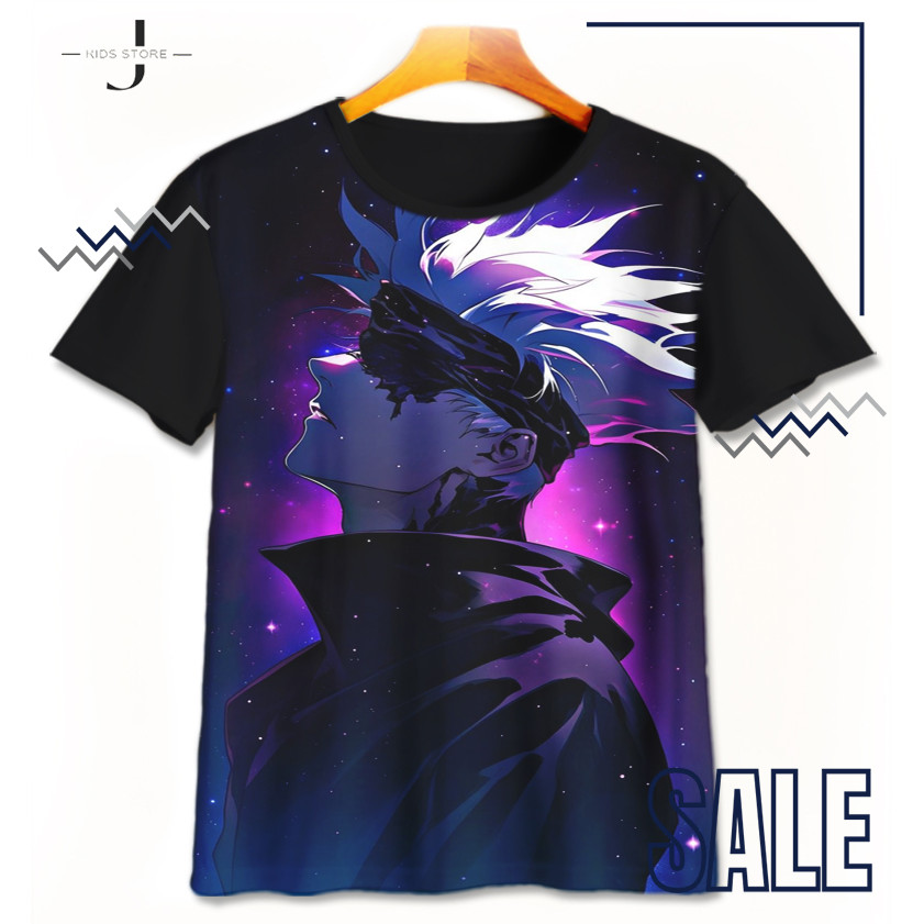 Kaos Anak Jujutsu Kaisen Gojo Satoru Satoru gojo-2-designWD Baju Anak Anime Umakuka - JKids Store