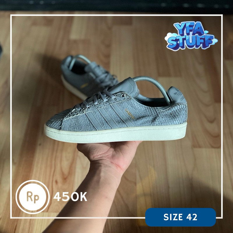 Adidas Campus second 42 original snake skin texture