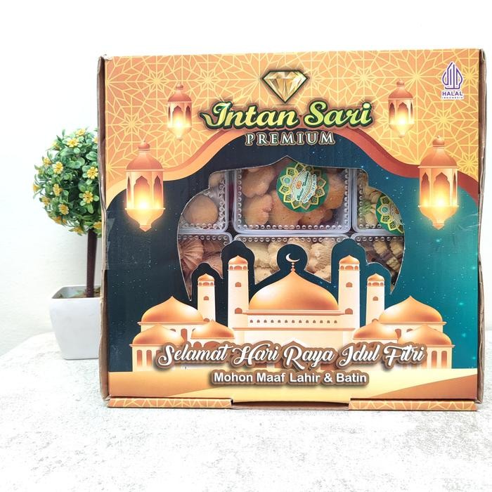 

Intan Sari Premium Paket Kue Lebaran/Bingkisan Idul Fitri/Hampers Lebaran Nastar