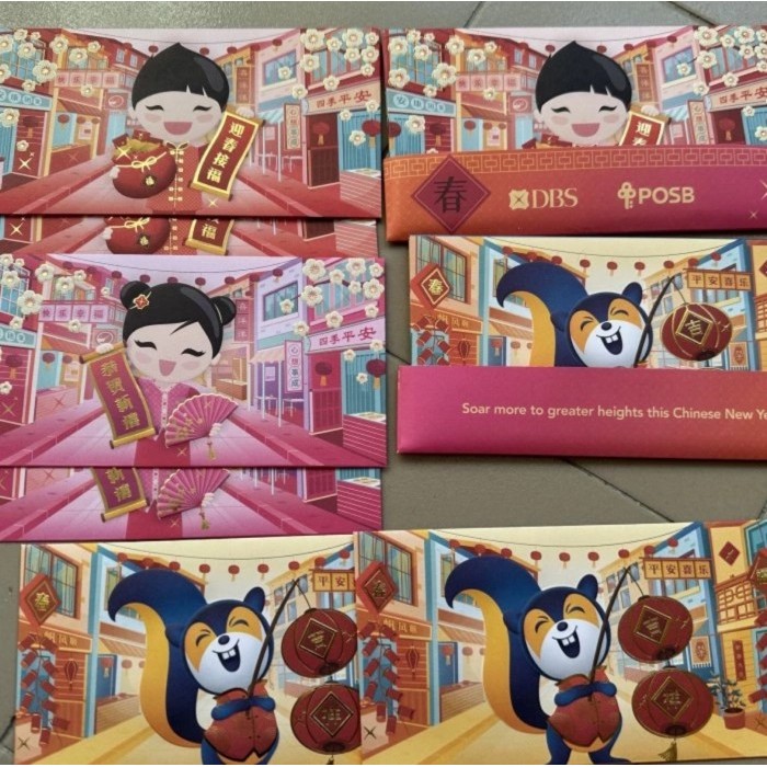 

Angpao POSB BANK Hongbao Angbao Amplop Mewah Singapore