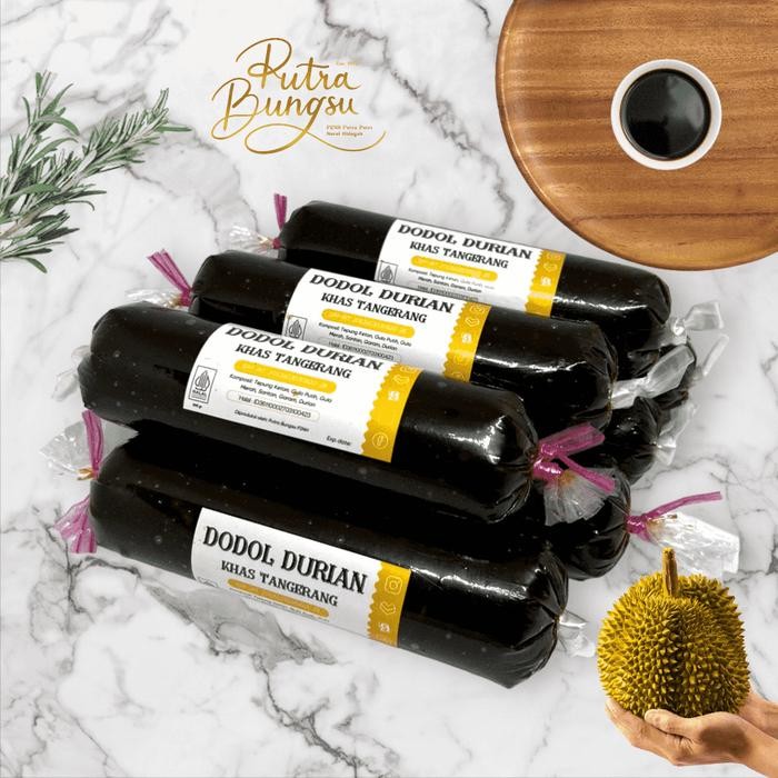 

terbaru !!! dodol durian asli khas tangerang 2 kg / 10 pcs duren asli free gantungan kunci unlimited