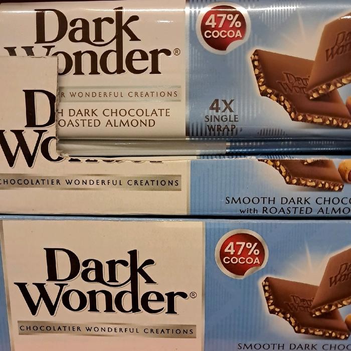 

terbaru !!! dark wonder almond box 15x56gram ready