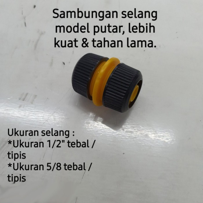 :>:>:>:>] sambungan selang putar / sambungan selang air / sambungan selang