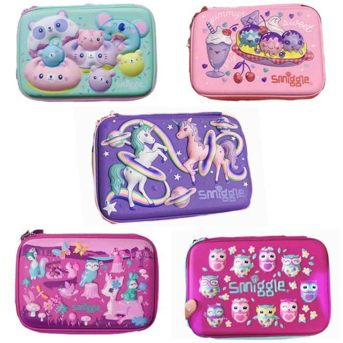 

HOT SALE! Kotak Tempat Pensil Anak Cewek Smiggle Hardtop Hardcase 3D Replica Pencil Case hard Case
