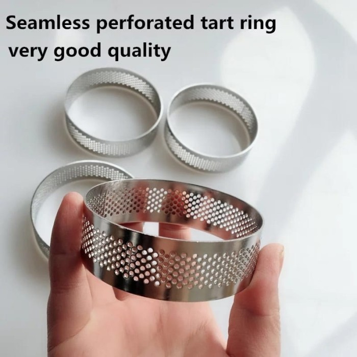 CETAKAN RING T/PIE PERFORATED SEAMLESS (5 RING 1 SET) (6 CM)