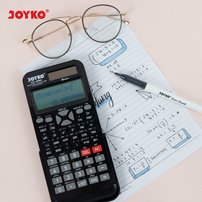 

Terlaris JOYKO CC-29A ~ Kalkulator Sekolah / Scientific Calculator Kuliah CC29A SALE