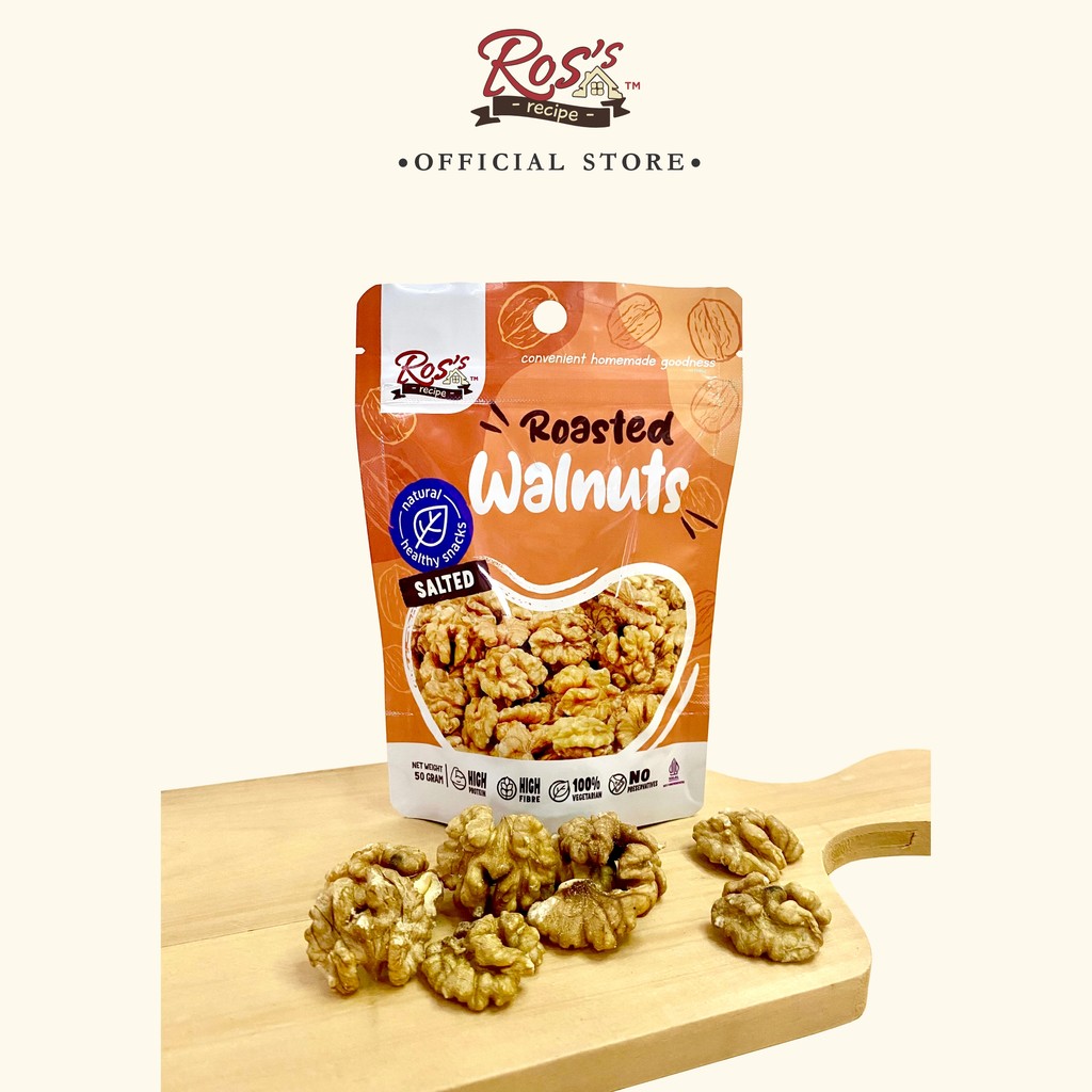 

Kacang Walnut Premium 50gr -kacang panggang - kacang otak -oven -roasted