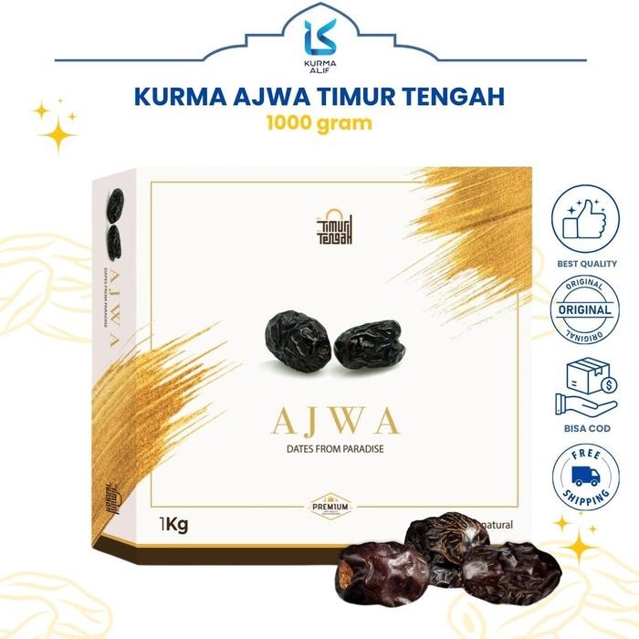 

Kurma Ajwa Timur Tengah 1 Kg Asli Madinah