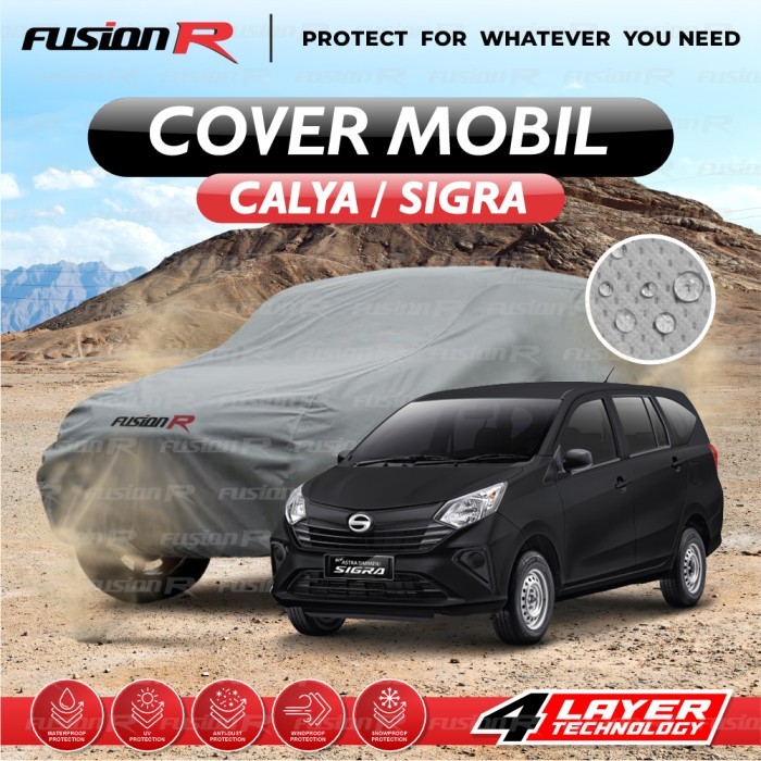 Cover Sarung Mobil CALYA SIGRA Fusion R Multi Waterproof Not KRISBOW