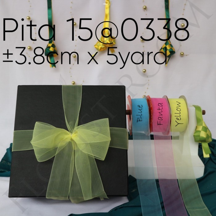 

Terlaris Pita 15@0338 - Pita Polos Ribbon - Hampers Idul Fitri SALE