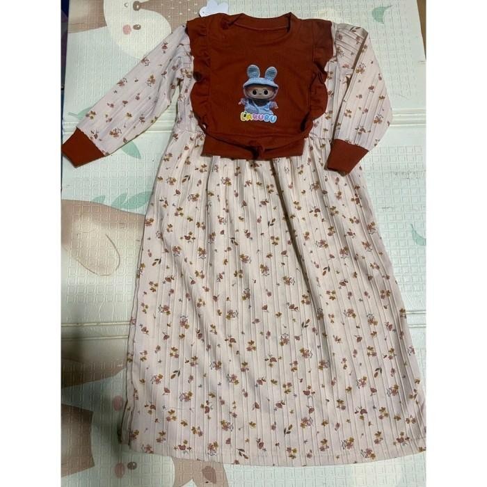 GAMIS ANAK LABUBU VIRAL GAMIS ANAK LABU LABU GAMIS ANAK VIRAL DRESS LEMBUT
