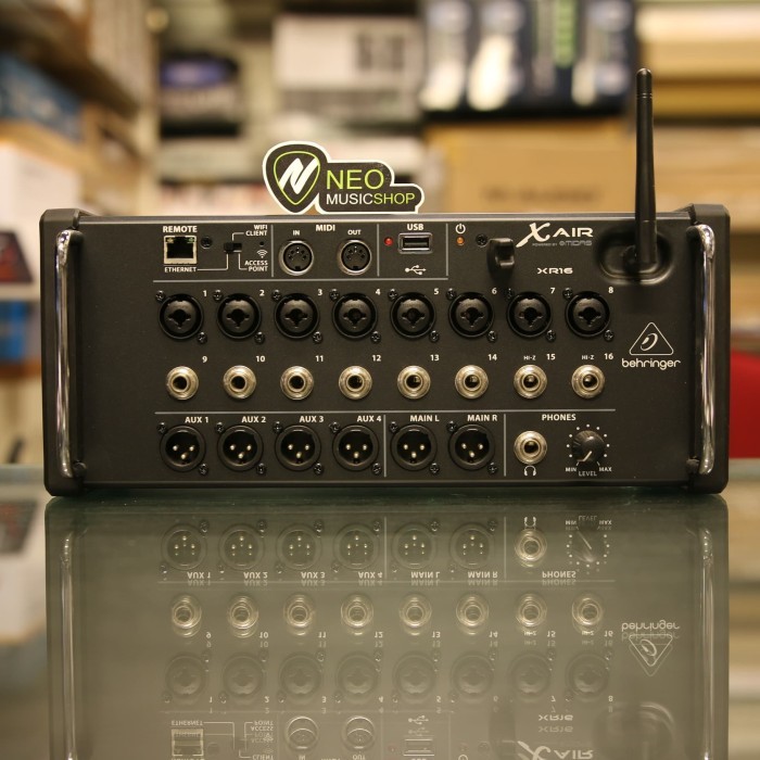 DIGITAL MIXER WITH WIFI BEHRINGER X AIR 16 XR16 / XR-16 ORIGINAL DAN TERPERCAYA