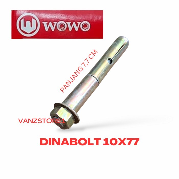------] Dinabolt / Dynabolt 10x77 WOWO bor 10 mm panjang 77 mm