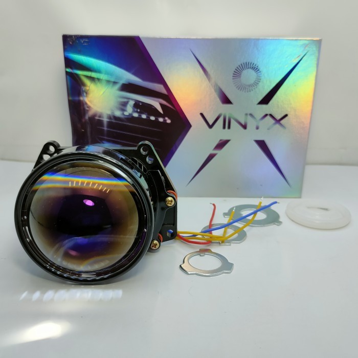 Projie Projector Biled 3 Inch Ungu Lens High Low