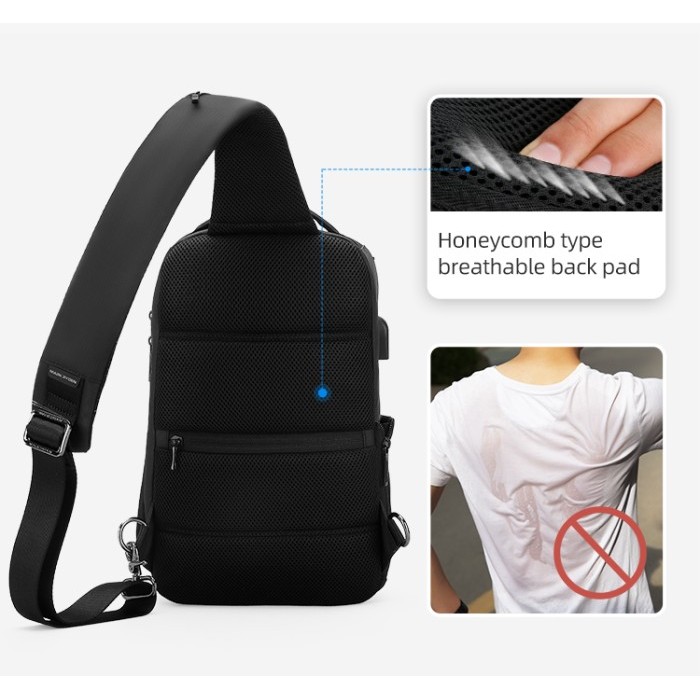 Tas Selempang Mark Ryden Mr7069 100% Original Ori Sling Bag Usb