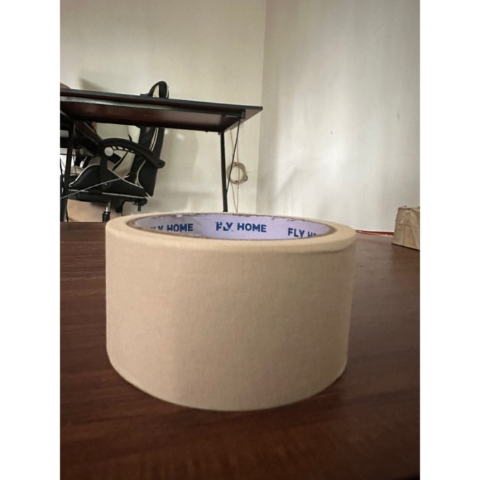 

Viral Flyhome Lakban Kertas 48Mm X 15Meter 1 Dus 72 Roll Masking Tape Instan Cod