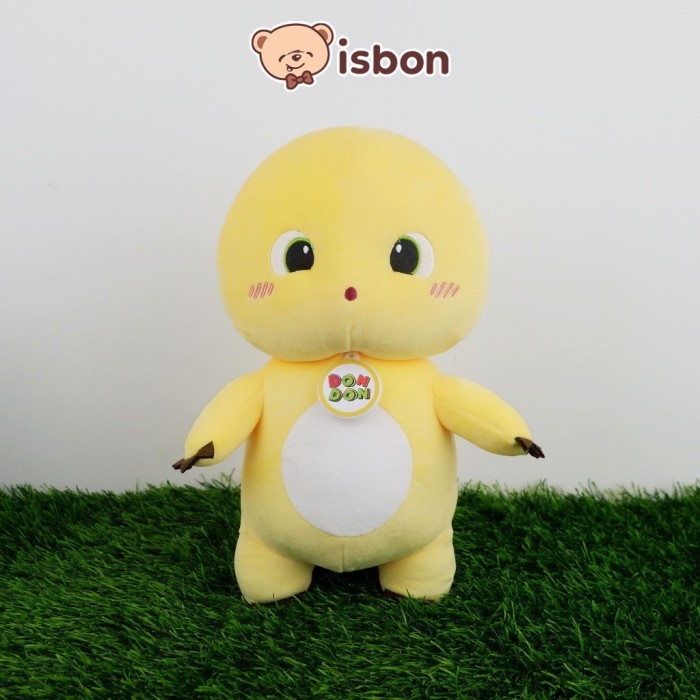Istana Boneka Dino Kuning Squishy Yellow Dino 12Inch Mini Lucu Mainan Best Seller