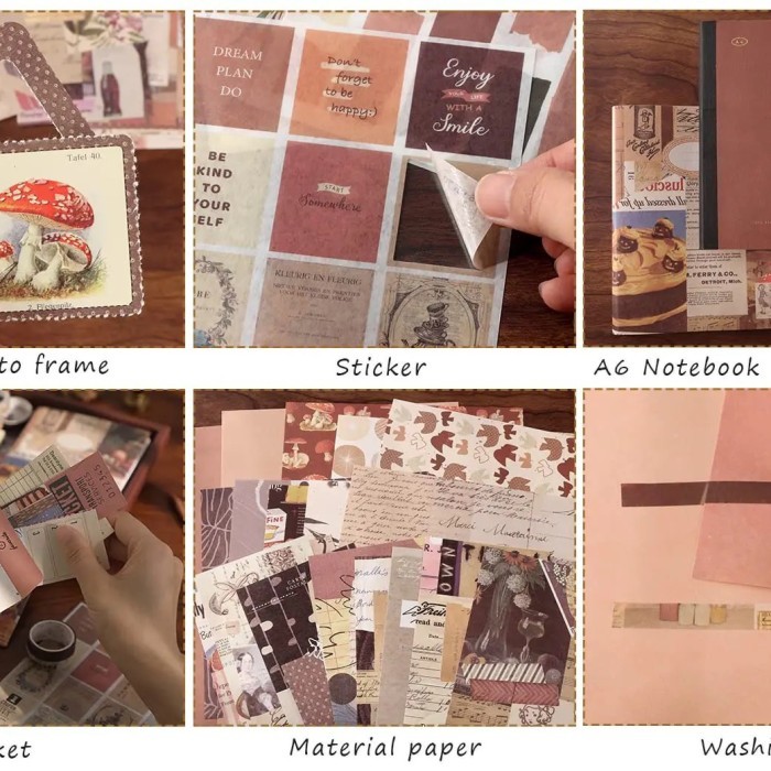 

Produk Terbaru Washi Tape Selotip Set Journaling Set Gift Hampers Packing Aman