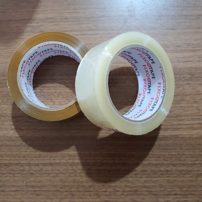 

Barang Terlaris 6 Pcs (1Slop) Lakban Bening/Cokelat Super Murah Promo 45Mm X 100 Yard Packing Aman