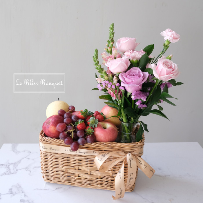

FRUIT PARCEL BY LE BLISS BOUQUET PARCEL BUAH BUNGA IMPORT