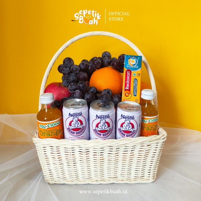 

SEPETIKBUAH - PARCEL BUAH VITAMIN MINUMAN HAPPY 3 FRUIT HAMPERS