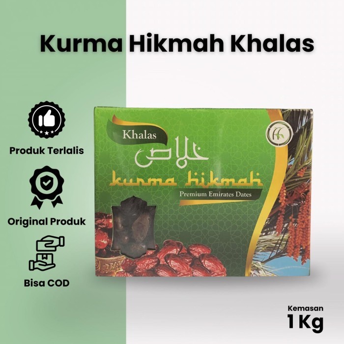 

KURMA HIKMAH 1KG BELI KURMA GRATIS JAHE