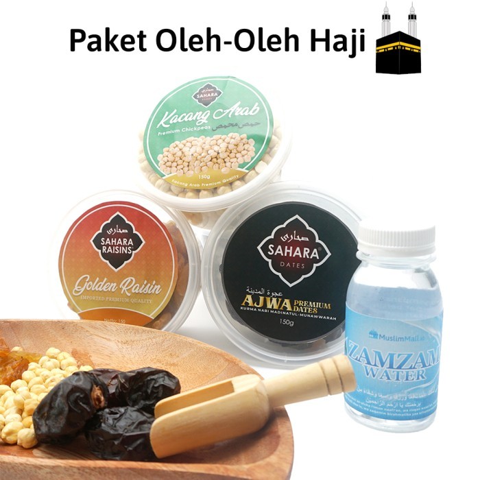 

PAKET OLEH OLEH HAJI UMROH PREMIUM - KURMA KACANG KISMIS COKLAT ZAMZAM