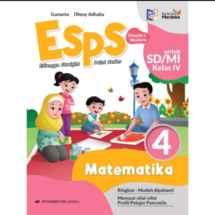 

Terbaru Buku Esps Matematika Sd Kelas 4/Iv Kurikulum Merdeka Erlangga Best Seller