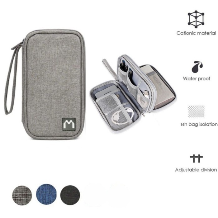 Mediatech Travel Bag Pouch Digital Organizer TP-02 - Double Slot