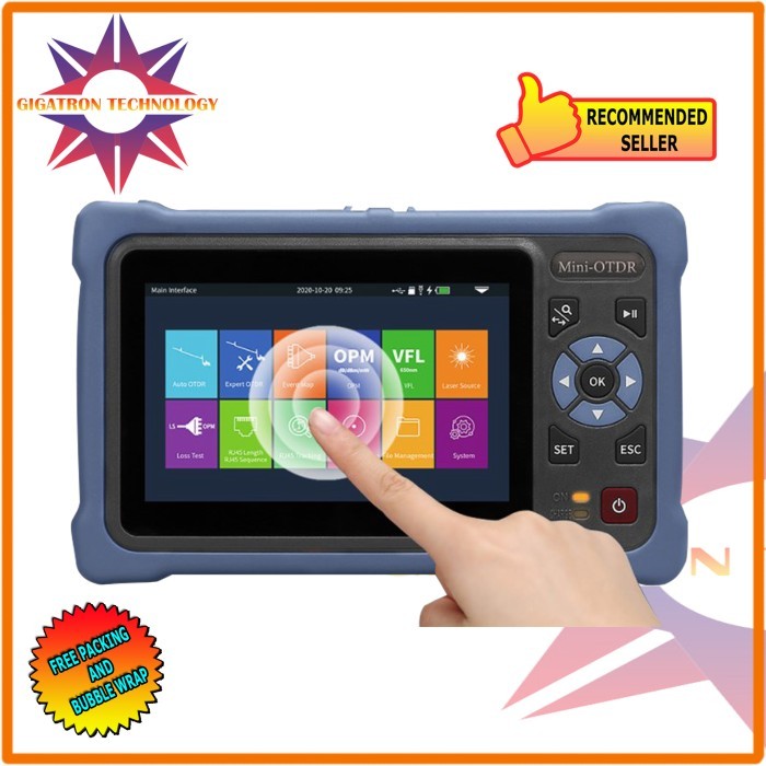 Terbaru Smart Mini Otdr / Otdr Fiber Optic Aua800U / Otdr Mini Touchscreen