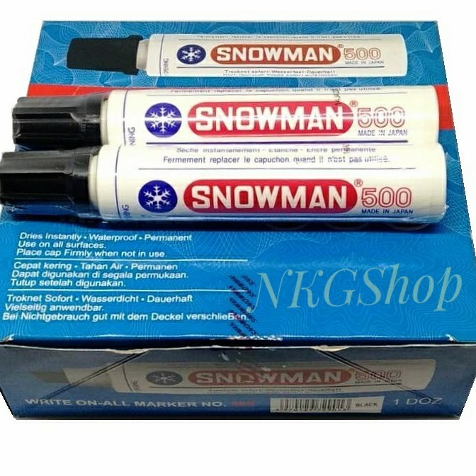 

Spidol Permanent Snowman Jumbo 500