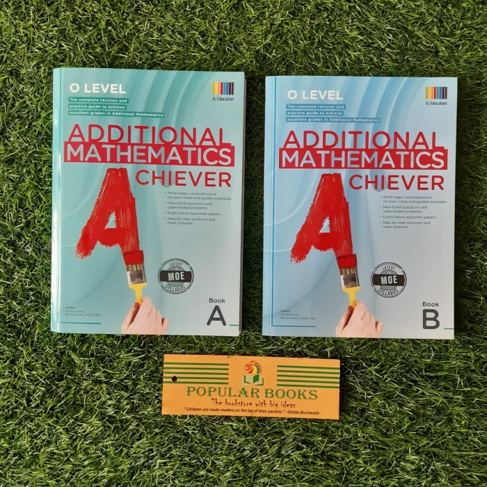 

Sale O Level Additional Mathematics Achiever Set (Book A&B)