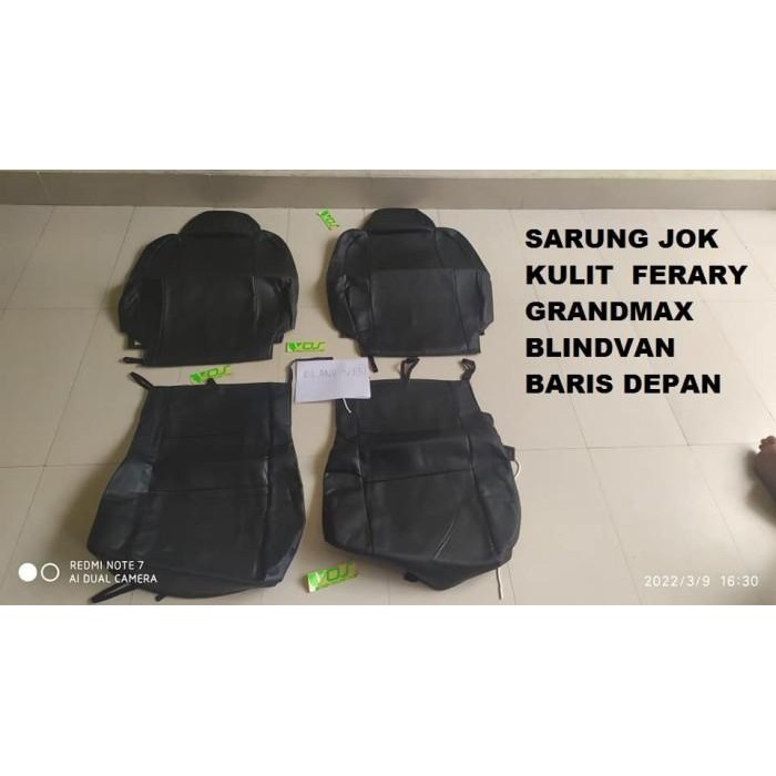 SARUNG JOK KULIT FERARY GRANDMAX BLINDVAN BARIS DEPAN