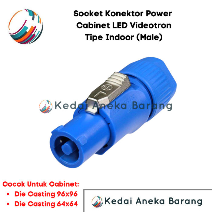 "'''] Socket Soket Konektor Indoor Power Cabinet Kabinet Videotron Male