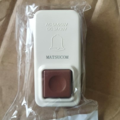 best produk] Saklar bell segi/ knop bell segi piano putih Np -126 , New Pallas