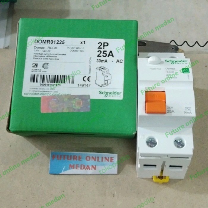 best produk] Anti kontak Schneider RCCB atau ELCB 40a/2p 25a/2p 25a/4p 40a/4p 30ma