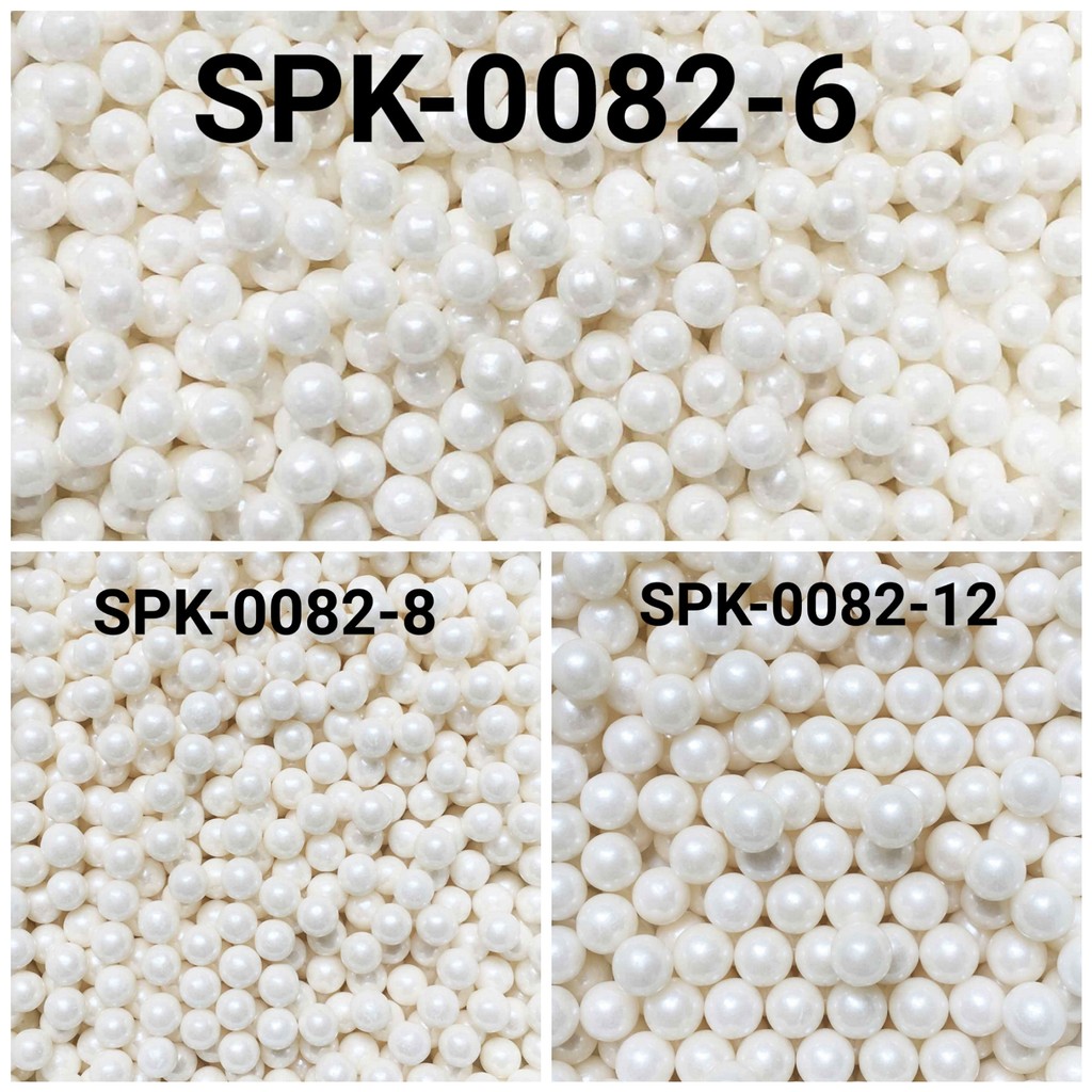 

GR-SPK-0082 Sprinkles sprinkle sprinkel 1kg 1 kg mutiara putih (SPRINKLES)