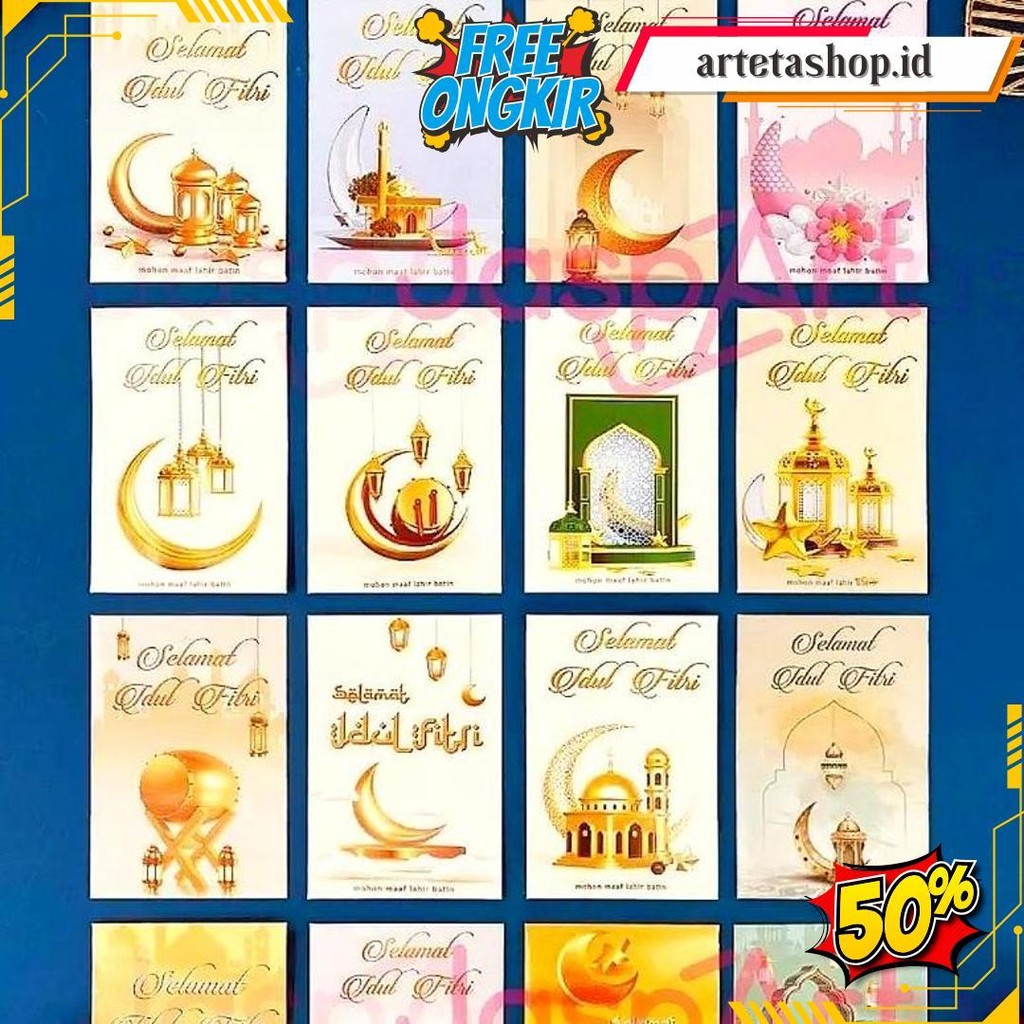 

10Pcs Amplop Lebaran Siap Pakai Ukuran Medium Uang Lipat 1 Siap Kirim