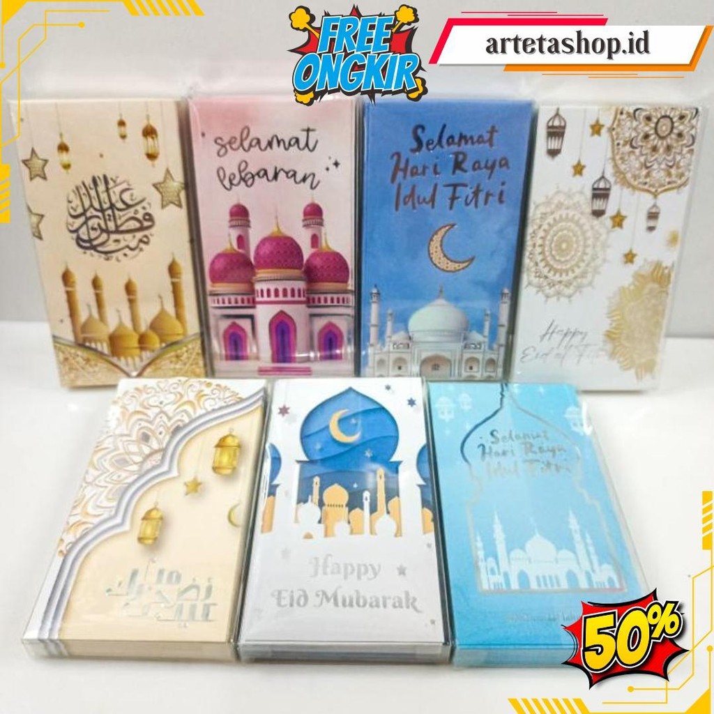 

Amplop Panjang Lebaran Isi 25Pcs Amplop Idul Fitri Angpao Lebaran Motif Islami Termurah Banget