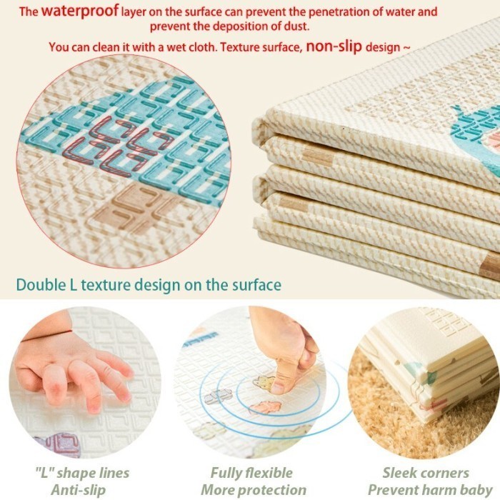 KARPET LIPAT ANAK PLAYMATE TIKAR LIPAT ANAK FOAM TIKAR ANTI SLIP